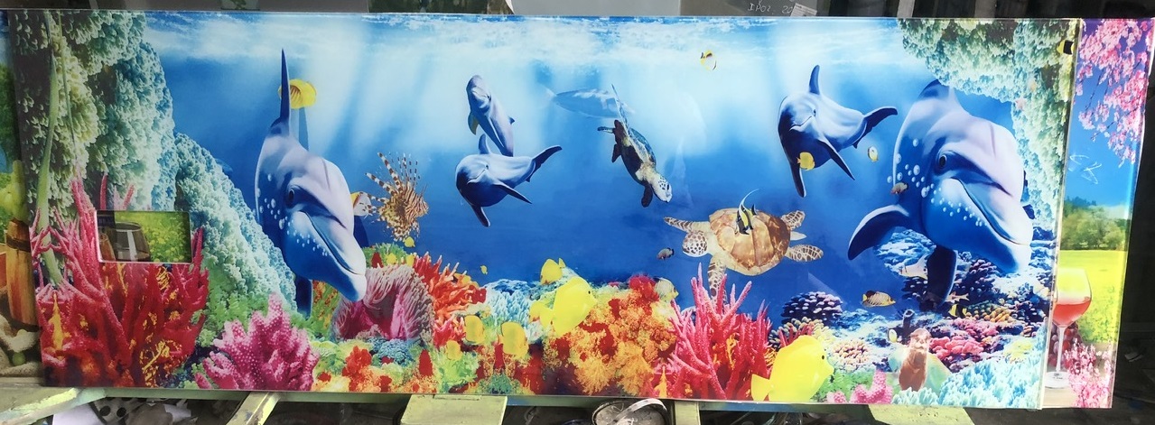 Gia công, thi công kính bếp 3D - 2