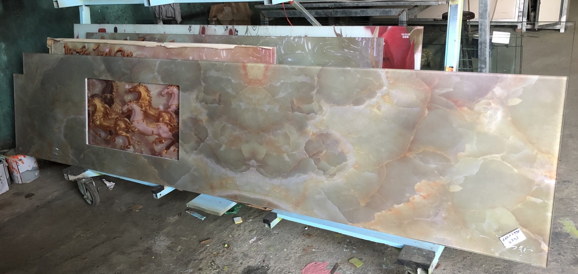 Gia công, thi công kính bếp 3D - 30